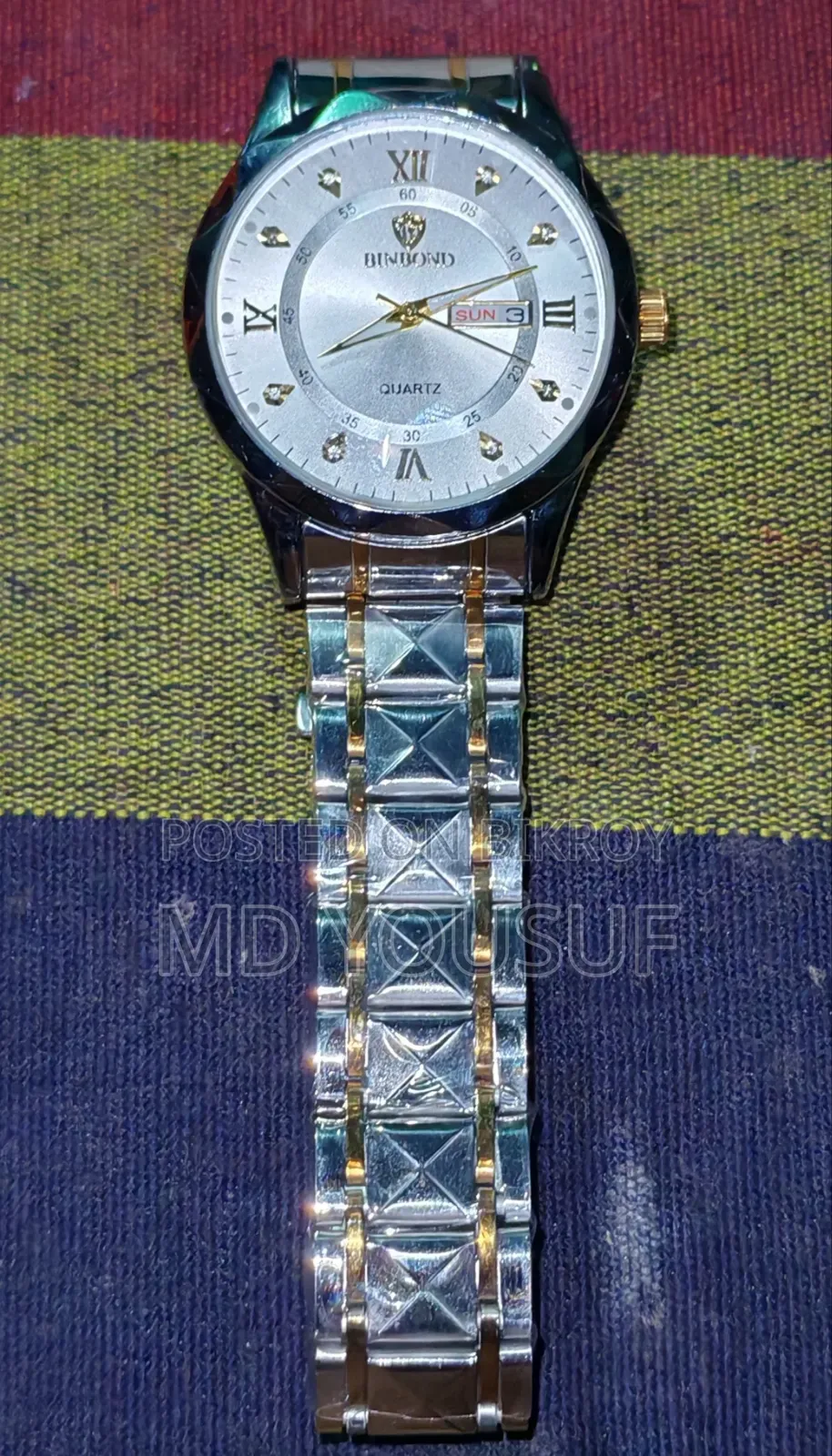 Binbond Original Men’S Stainless Steel Watch.
