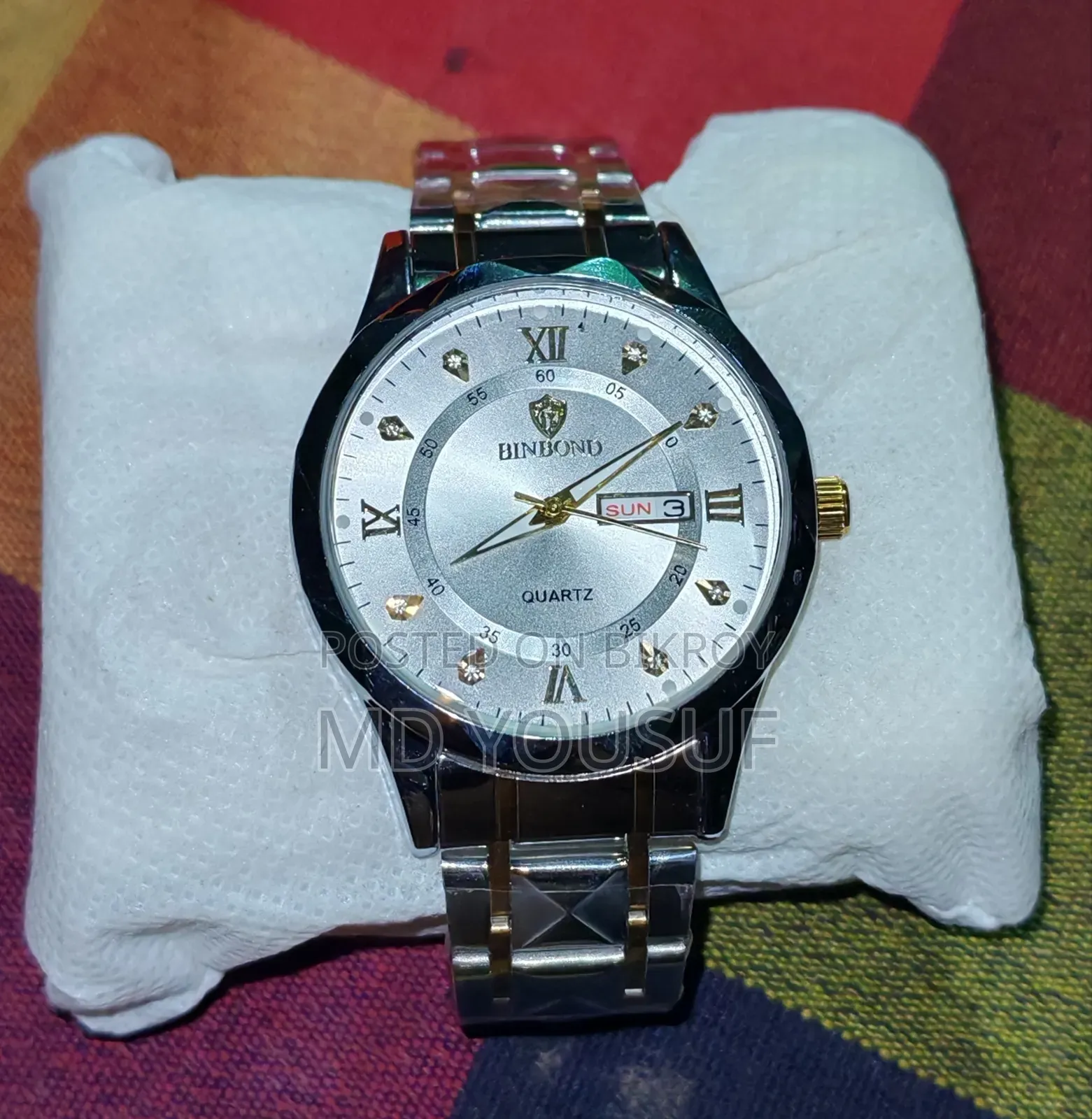 Binbond Original Men’S Stainless Steel Watch.