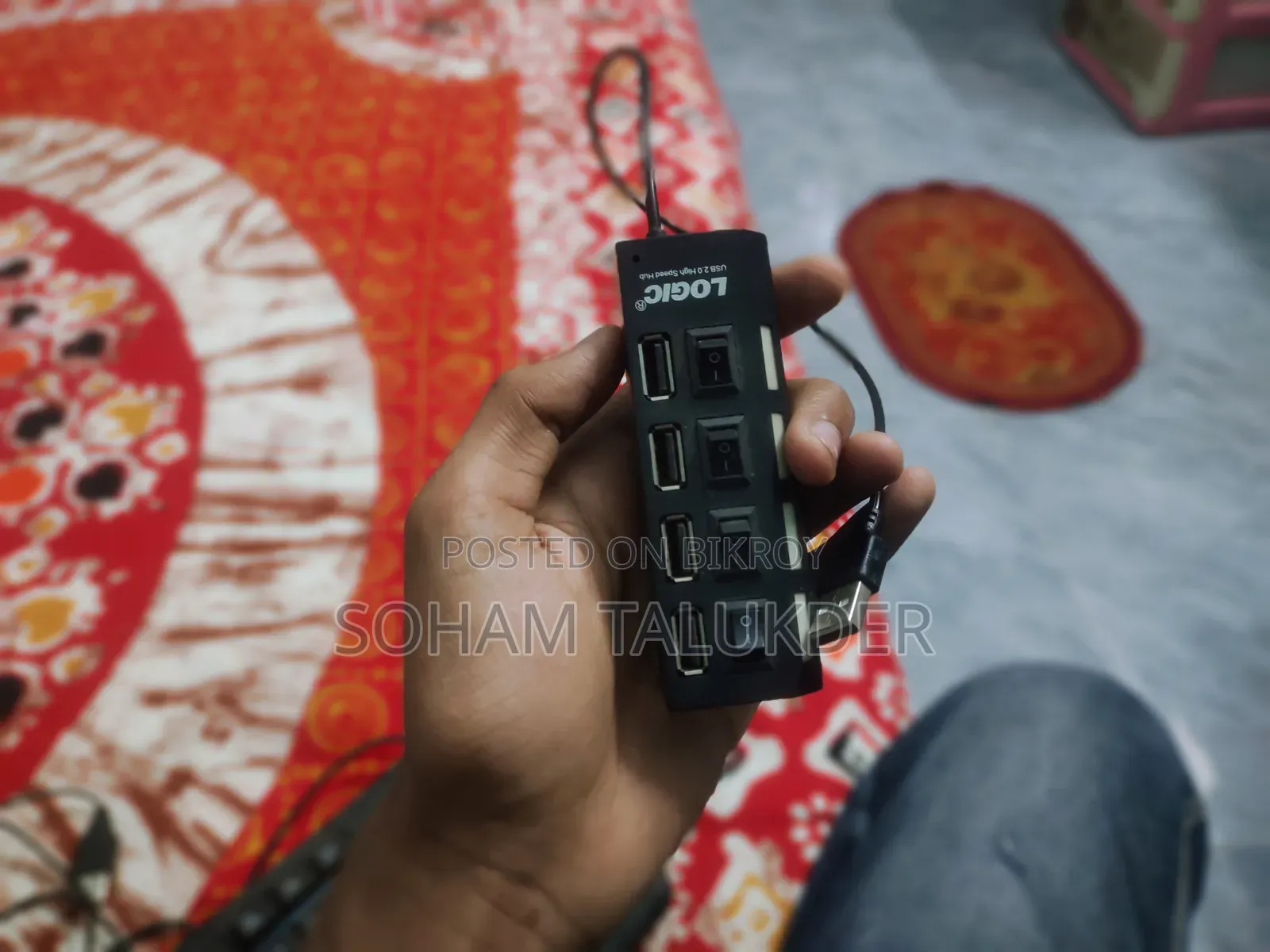Keyboard Mouse Combo With USB Hub OTG | Mobile Supported
