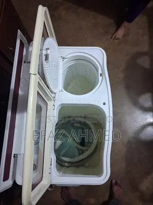 সিঙ্গার ইকোওয়াশ ৮ কেজি টুইন টাব সেমি-অটোমেটিক ওয়াশিং মেশিন