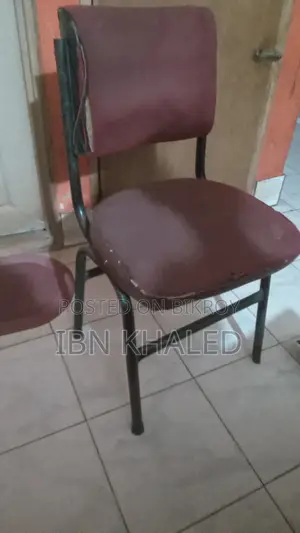 Two Sturdy Iron Chairs