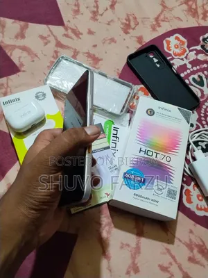 New Infinix Hot 70 128 GB Silver