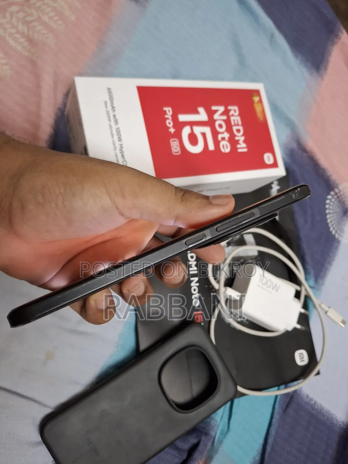 Xiaomi Redmi Note 15 Pro+ ২৫৬ জিবি ব্ল্যাক