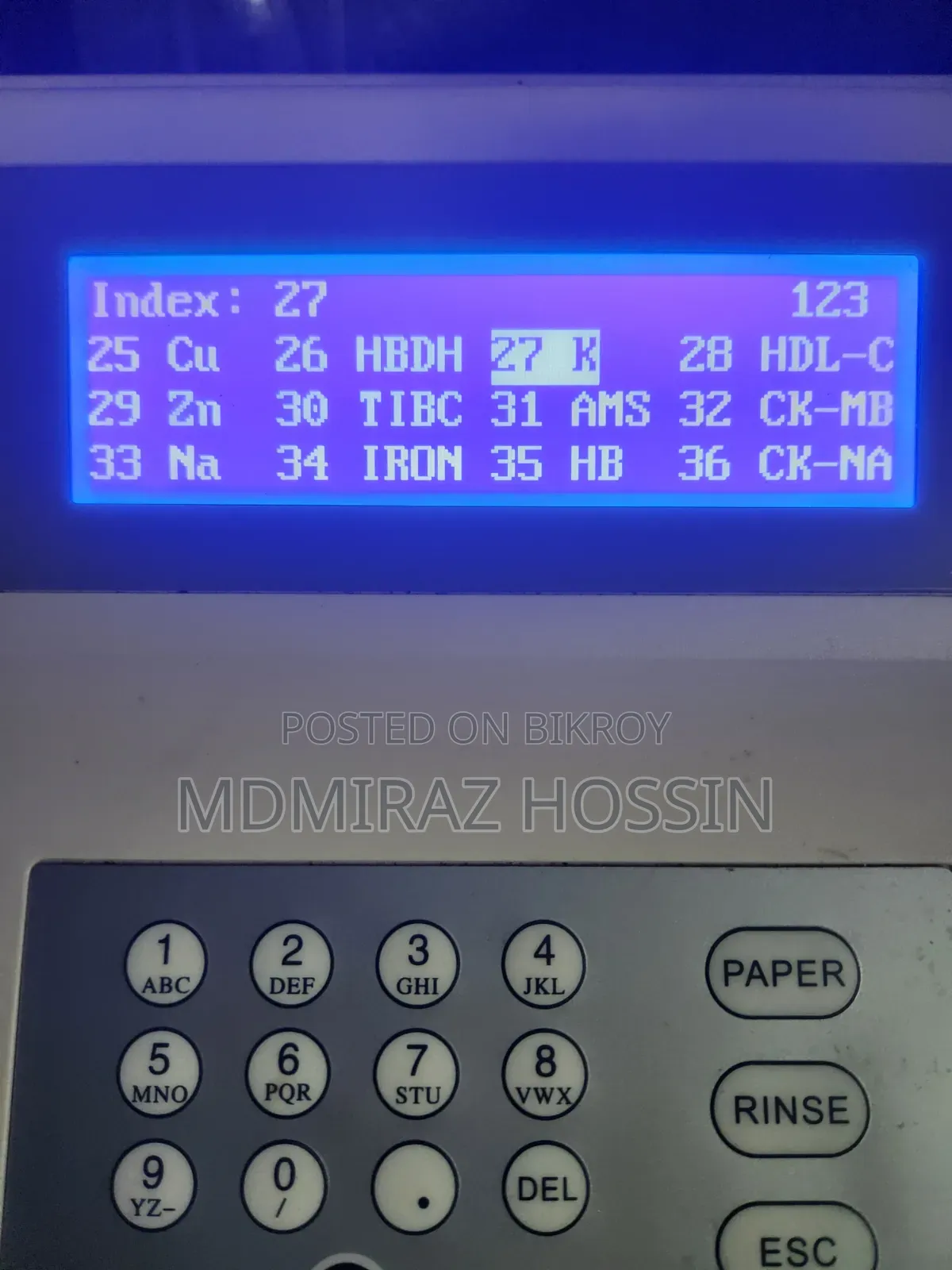 Biochemistry Analyzer