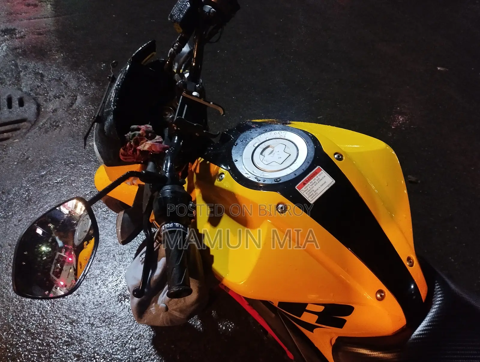 Suzuki Gixxer Monotone 2024 Yellow