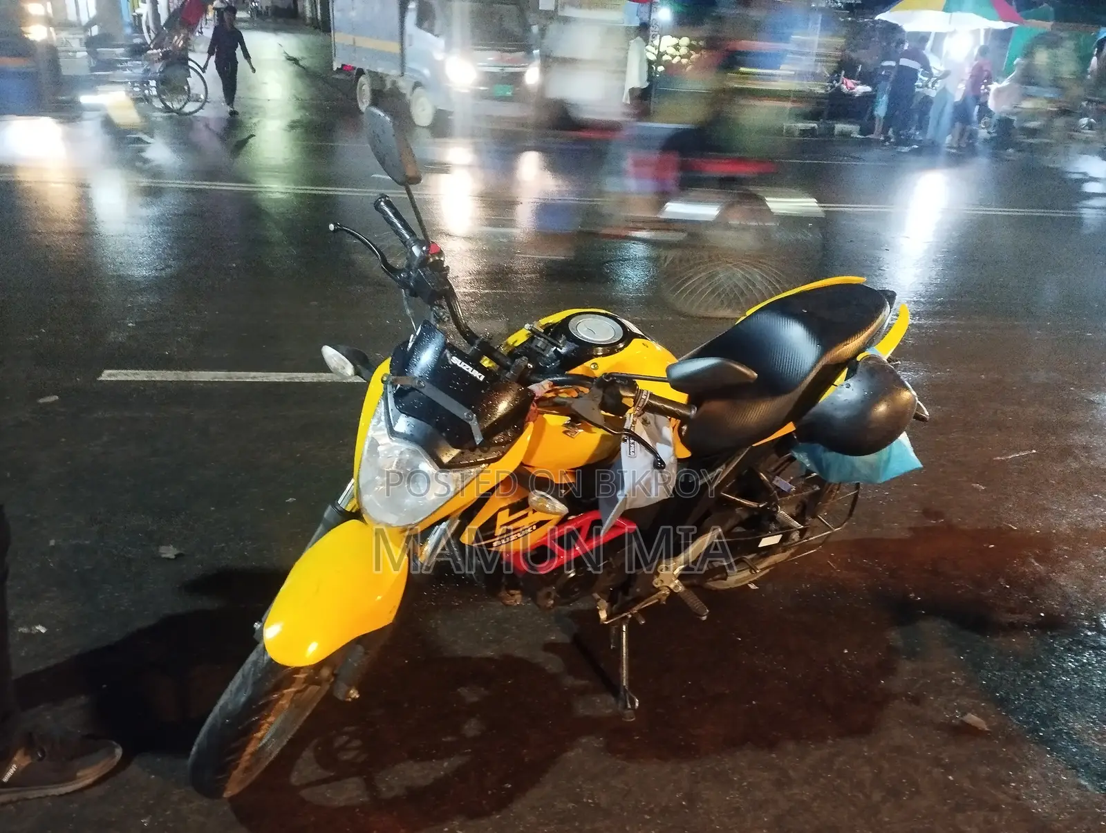 Suzuki Gixxer Monotone 2024 Yellow