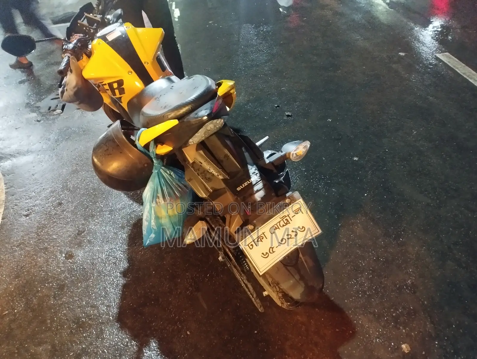 Suzuki Gixxer Monotone 2024 Yellow