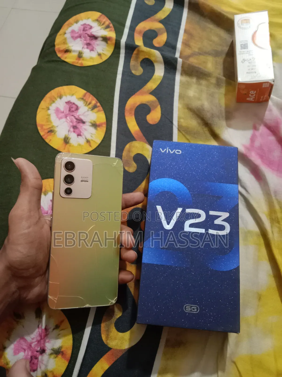 ভিভো ভি২৩ ৫জি ১২৮ জিবি রোজ গোল্ড