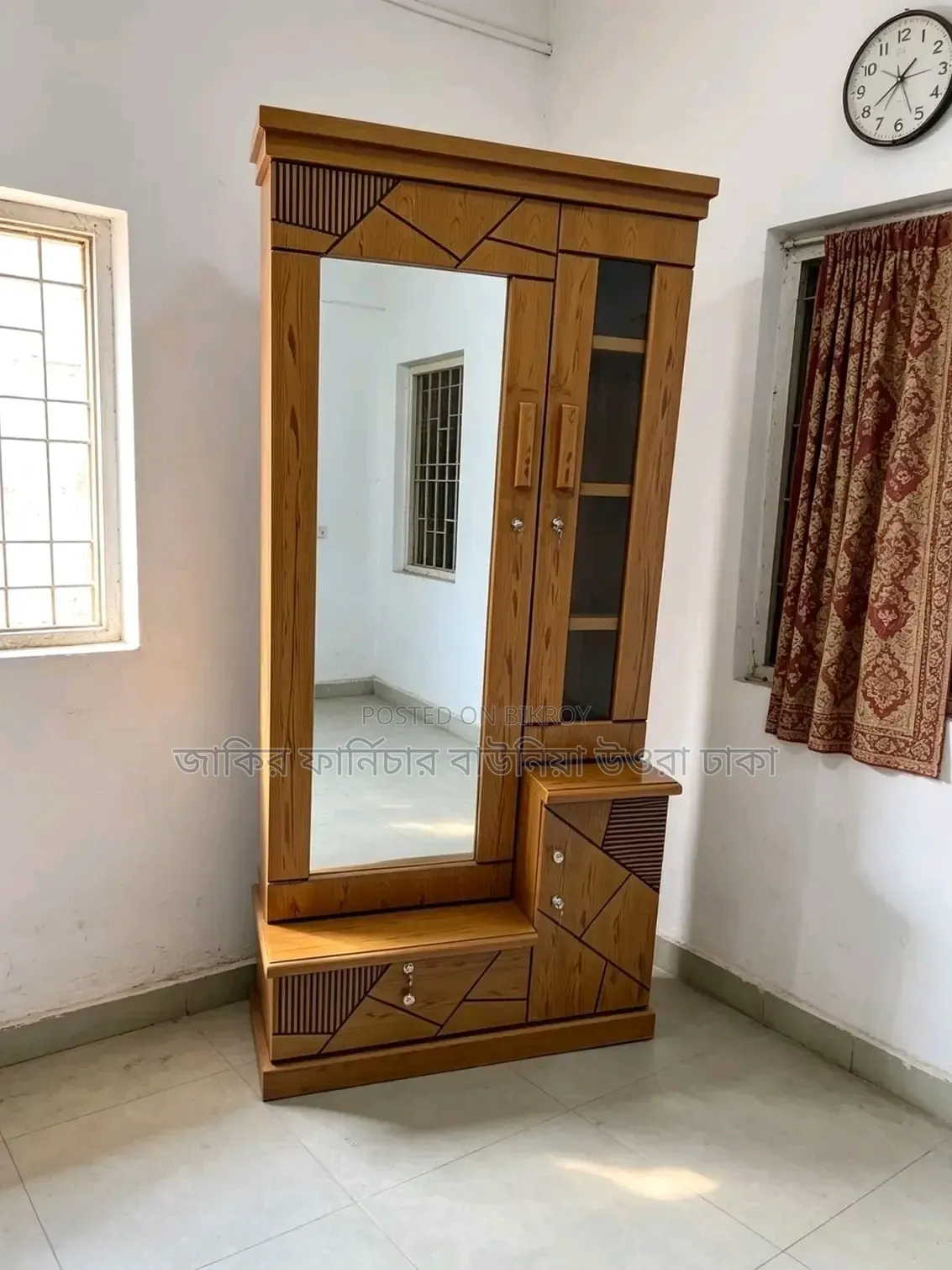 6/7 Malaysian Wood Bed
