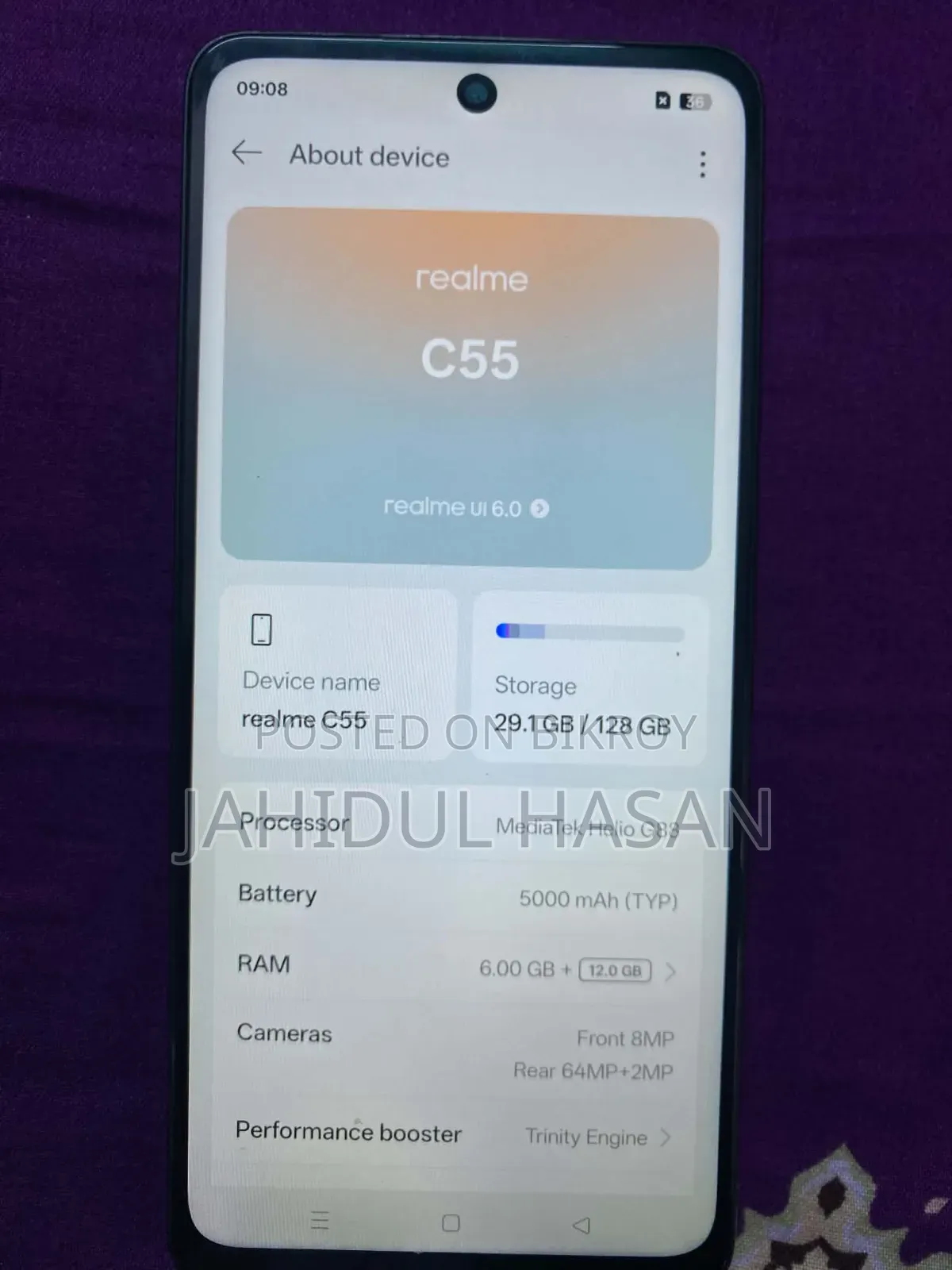 Realme C55 128 GB White