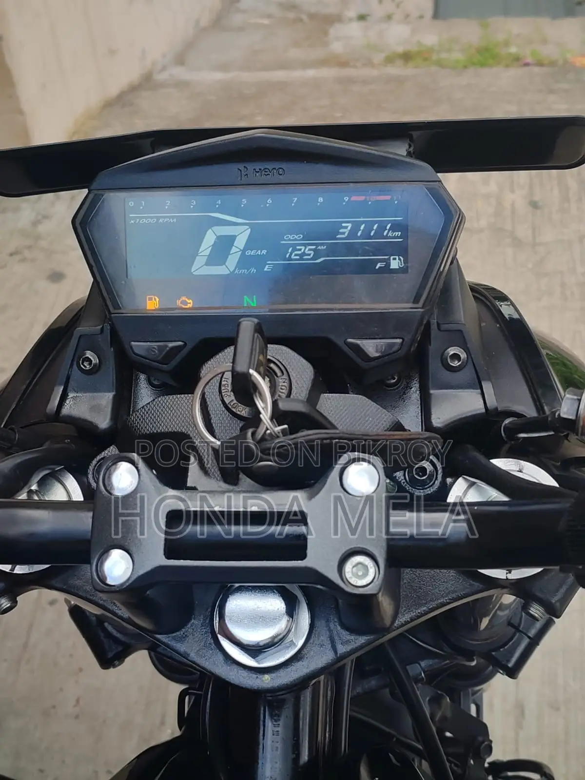 Hero Xtreme 125R 2025 Black