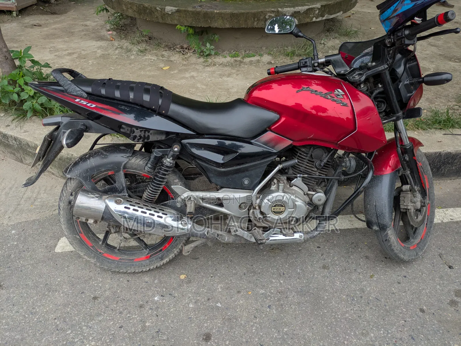 বাজাজ পালসার ১৫০ ২০১৪ লাল