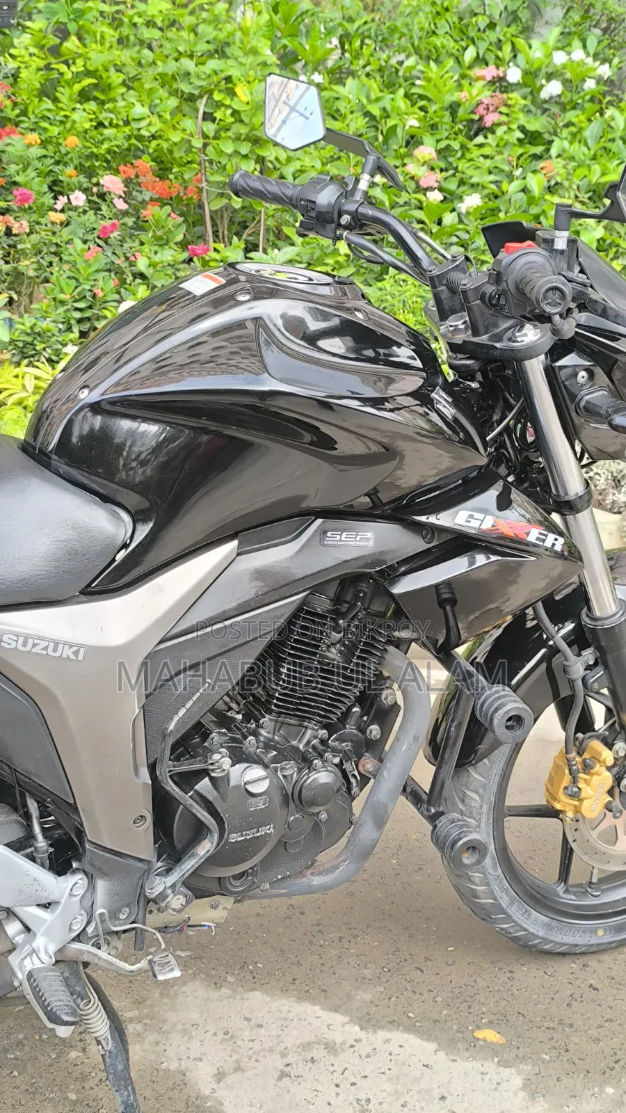 Suzuki Gixxer Monotone 2022 Black