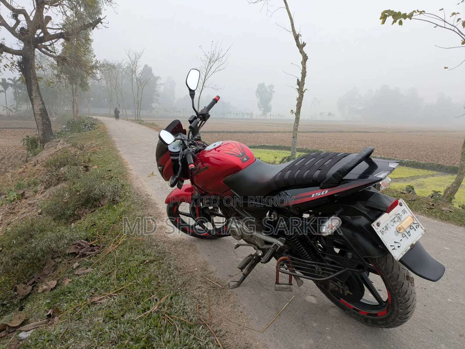 বাজাজ পালসার ১৫০ ২০১৪ লাল