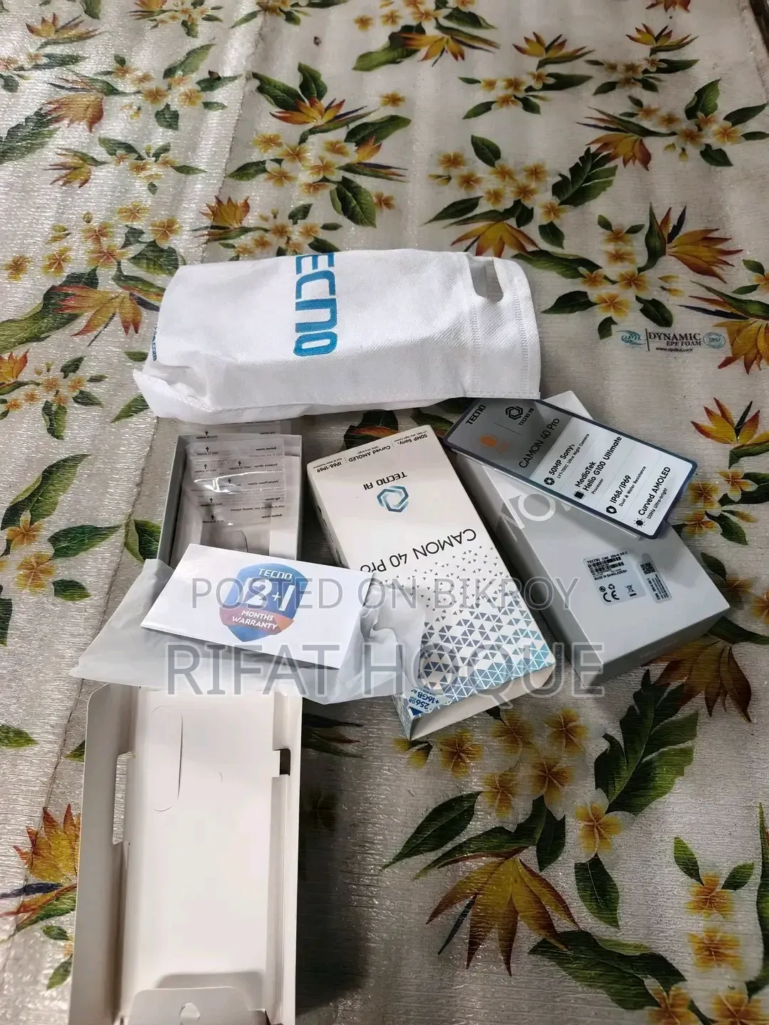 Tecno Camon 40 Pro 4G 256 GB Blue