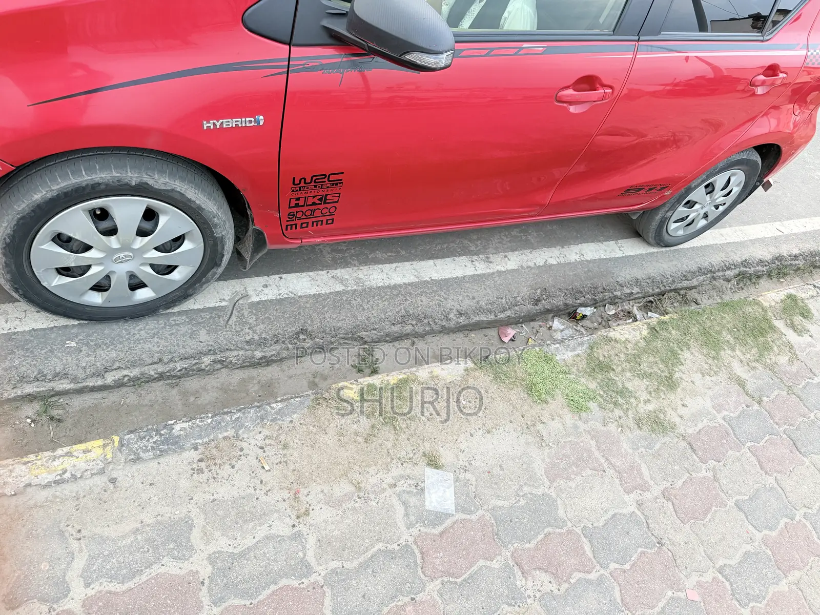 Toyota Aqua 2013 Red