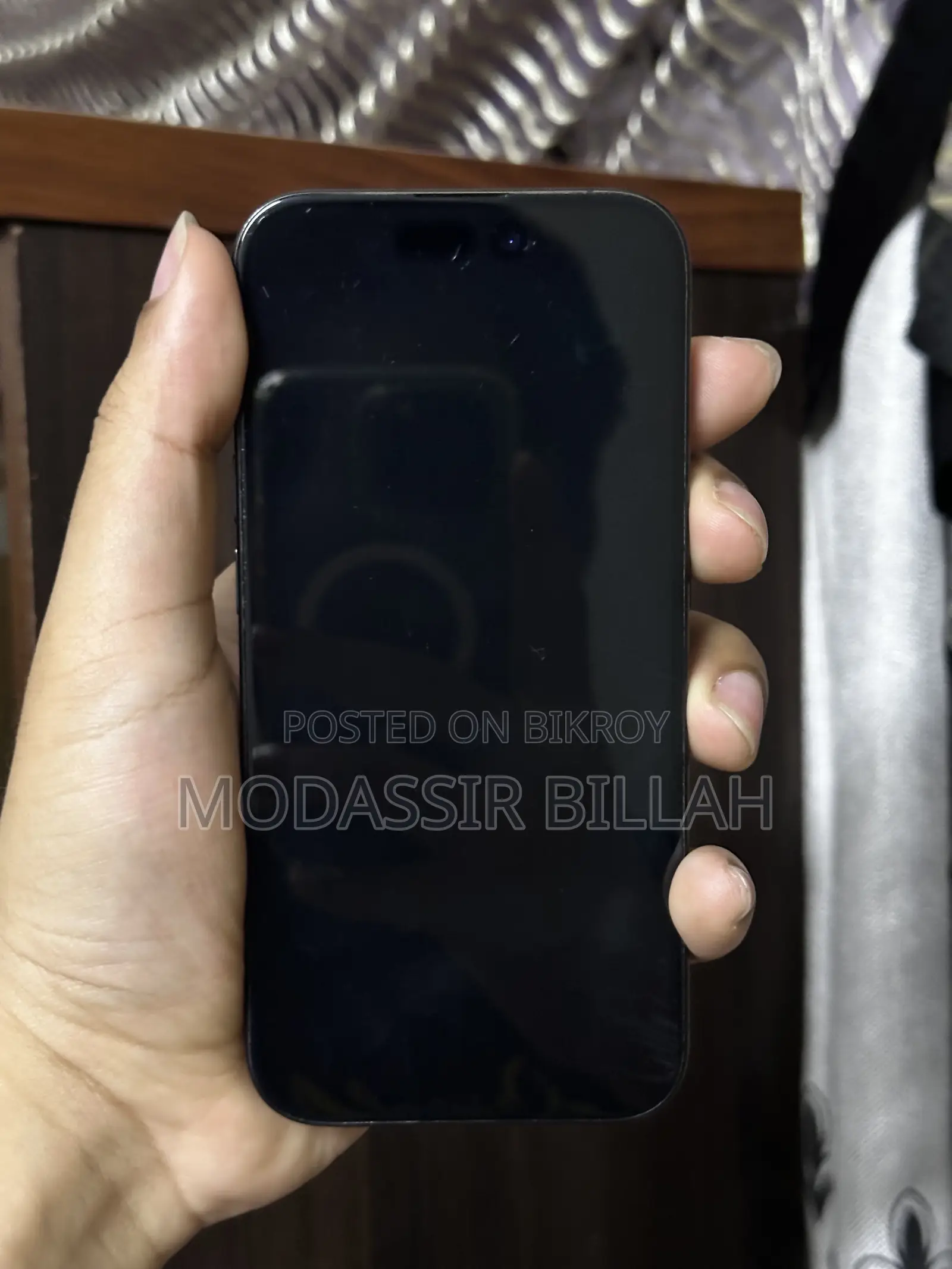 অ্যাপল আইফোন ১৫ প্রো ২৫৬ জিবি কালো