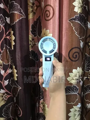Powerful rechargeable handheld fan for only 550 Taka!