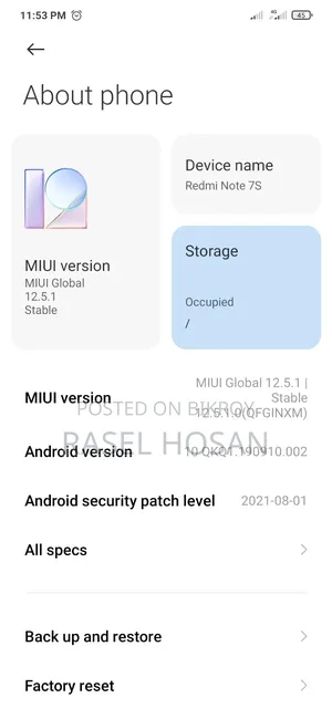 New Xiaomi Redmi Note 7 64 GB Black