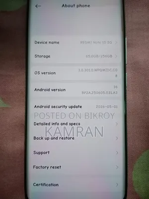 New Xiaomi Redmi Note 15 Pro 256 GB Silver