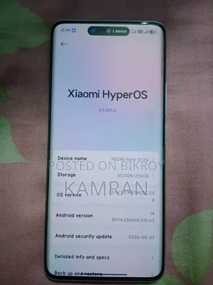 New Xiaomi Redmi Note 15 Pro 256 GB Silver