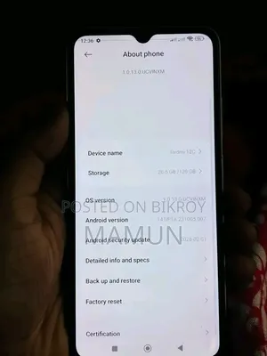 Xiaomi Redmi 12C 128 GB White