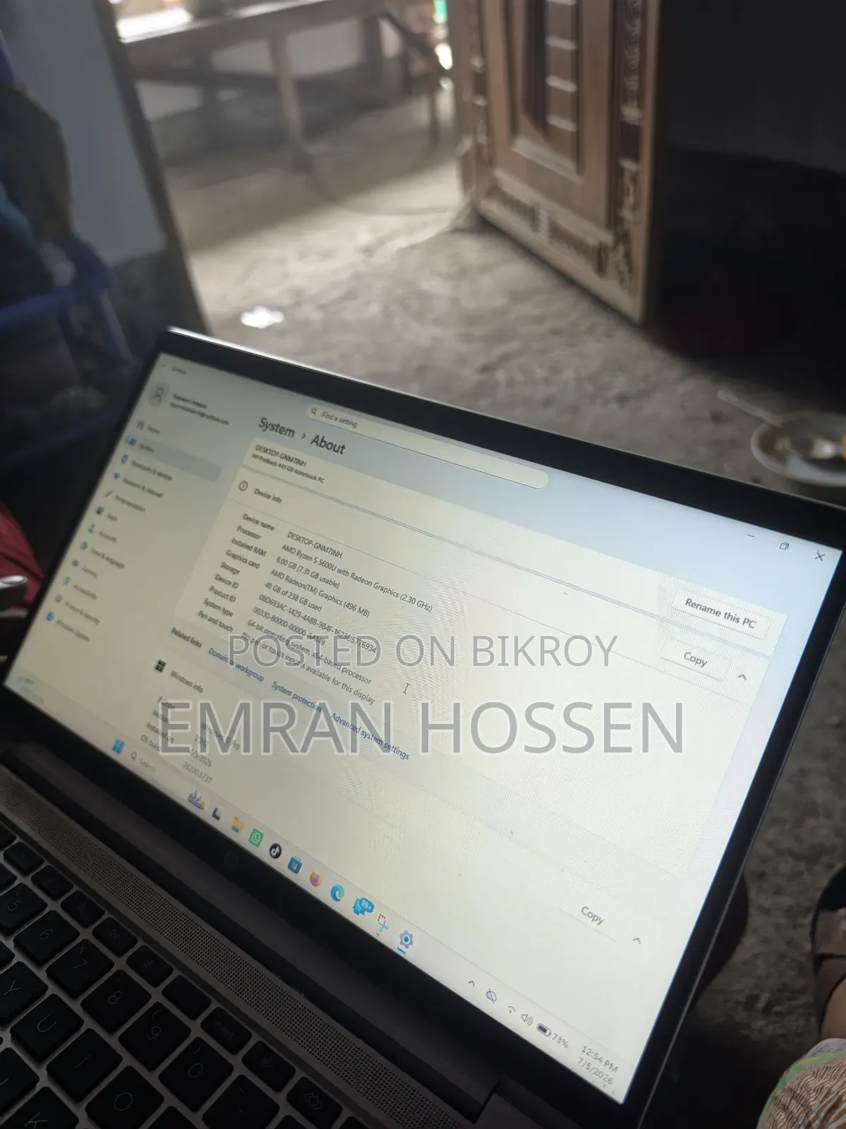 New HP 8 GB Gray