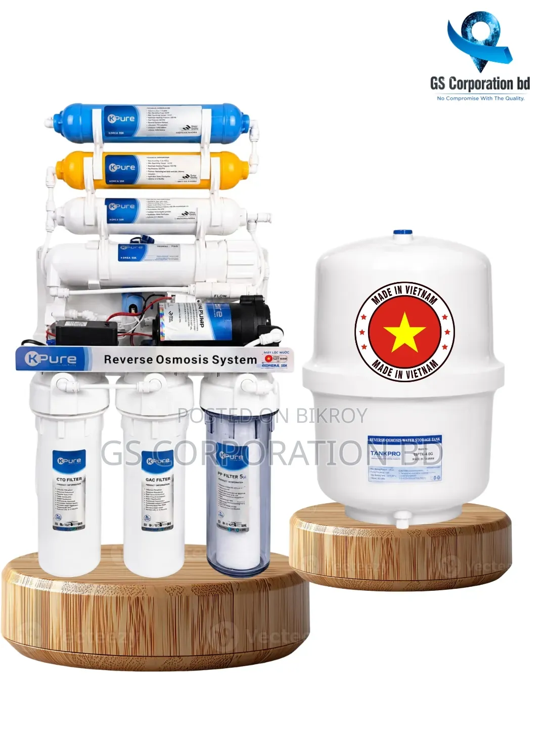 Kpure K4 RO Water Purifier Made In Vietnam