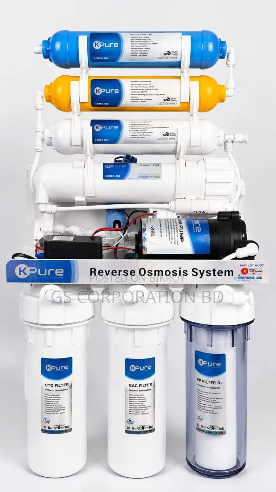 Kpure K4 RO Water Purifier Made In Vietnam