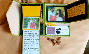 Handmade Customized Gift Card With Letter for Man Woman