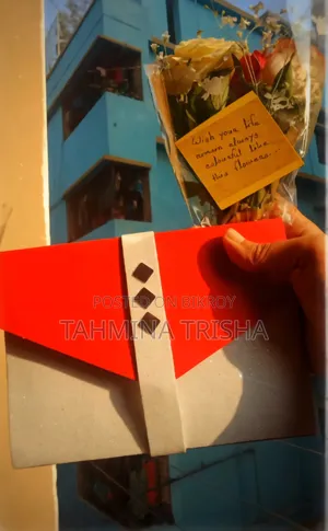 হ্যান্ডমেড কাস্টমাইজড গিফট কার্ড উইথ লেটার ফর ম্যান অ্যান্ড ওম্যান (গিফট কার্ড)