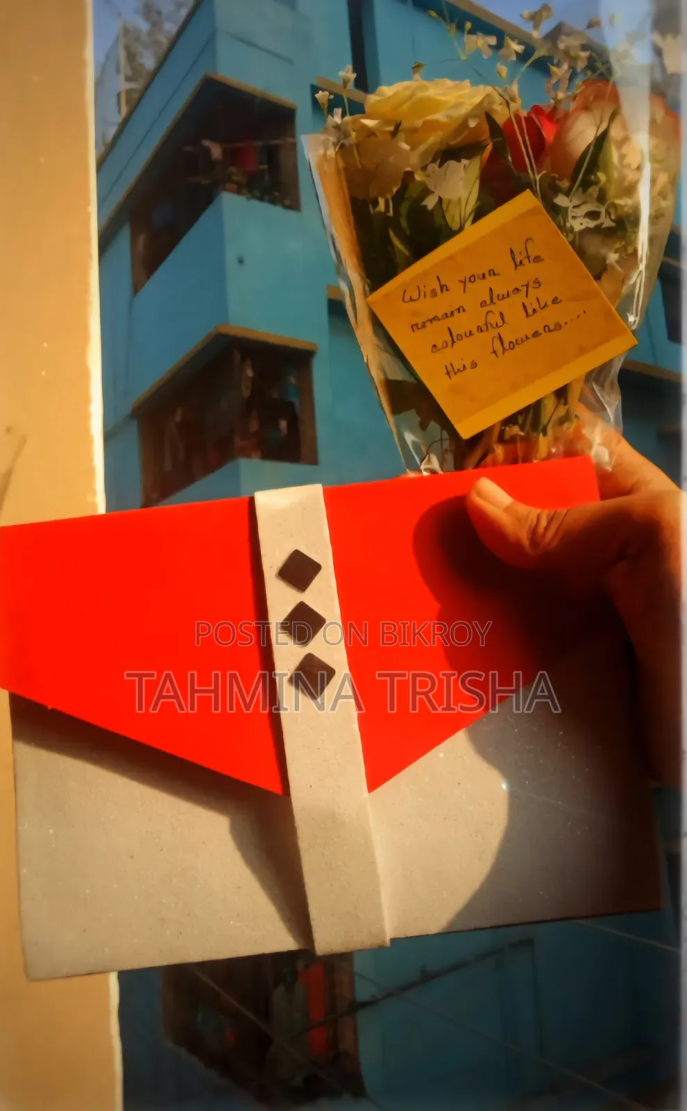 হ্যান্ডমেড কাস্টমাইজড গিফট কার্ড উইথ লেটার ফর ম্যান অ্যান্ড ওম্যান (গিফট কার্ড)