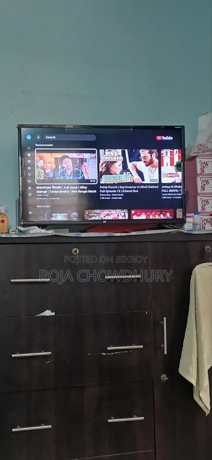 32-inch TV for sale for 15000 Taka Walton Android