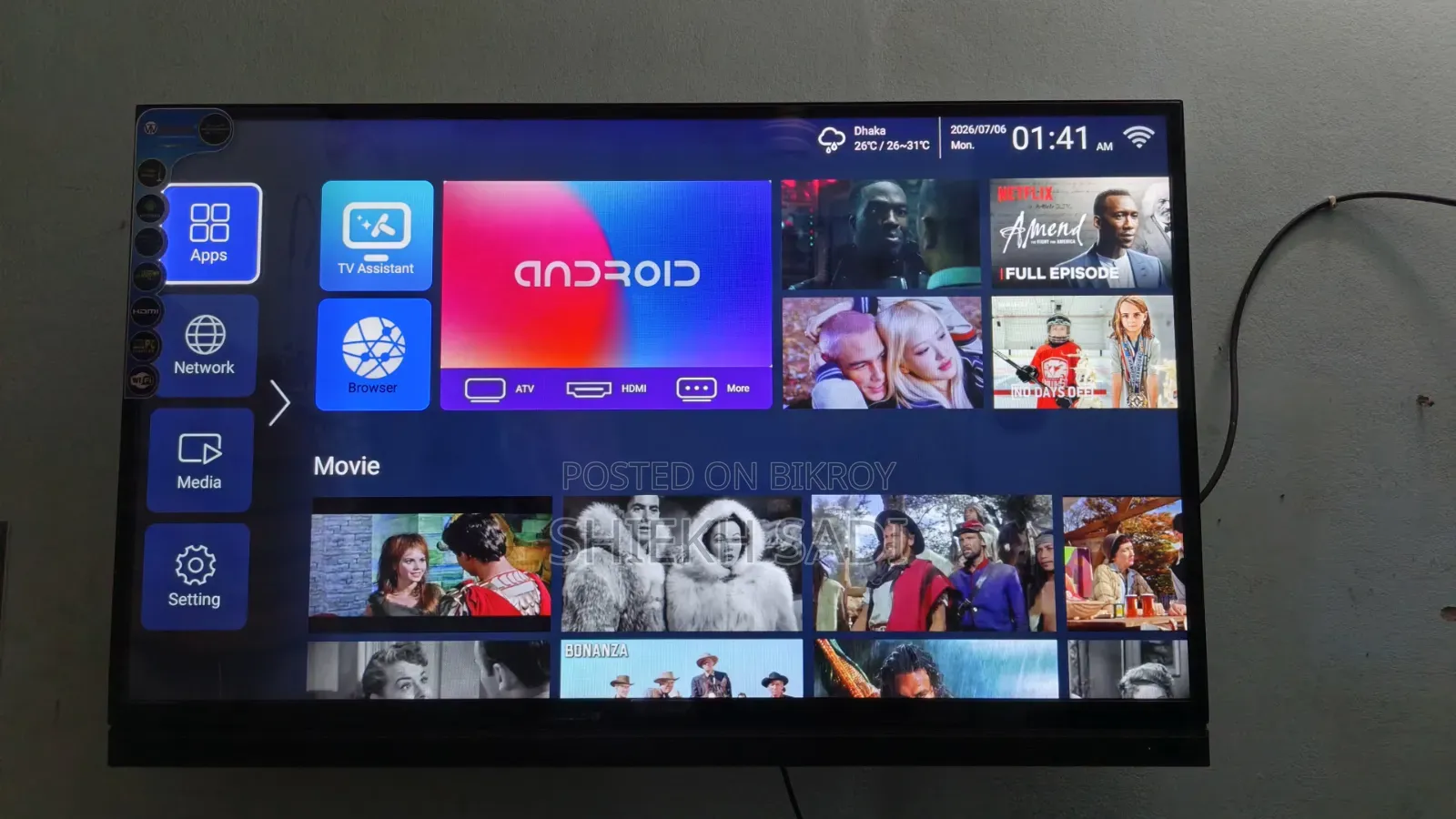 Weston 43" Android Smart TV – Fresh as new, urgent sale