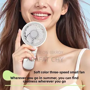 Soft Color Three Speed Small Fan