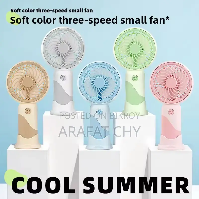 Soft Color Three Speed Small Fan