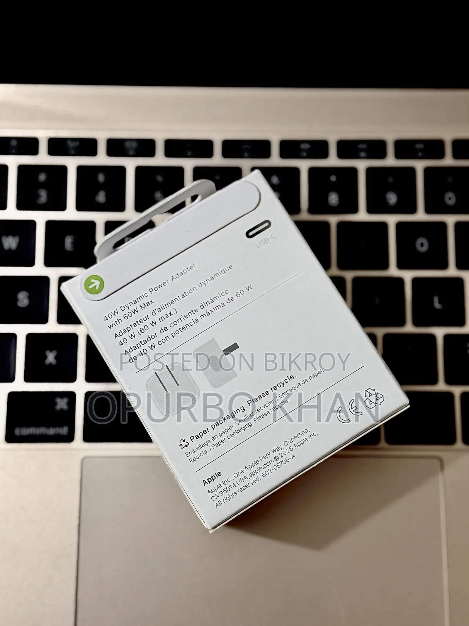 Apple 40w to 60w Dynamic Adapter