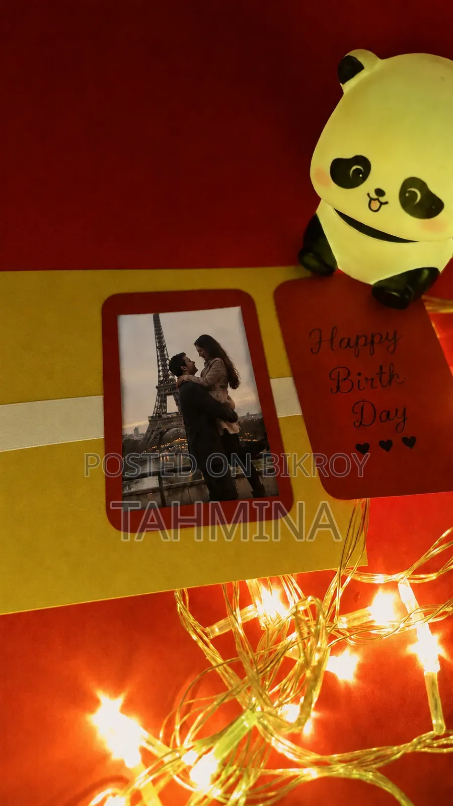 Handmade Customized Gift Card With Letter For Man & Woman (গিফট কার্ড)