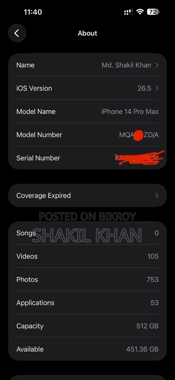 Apple iPhone 14 Pro Max 512 GB White