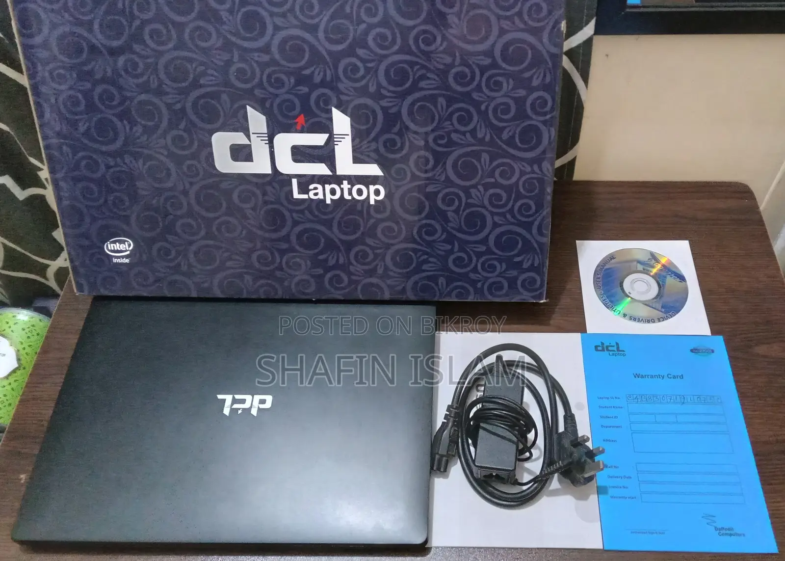 Laptop 4GB Intel Core i3 SSD 128GB