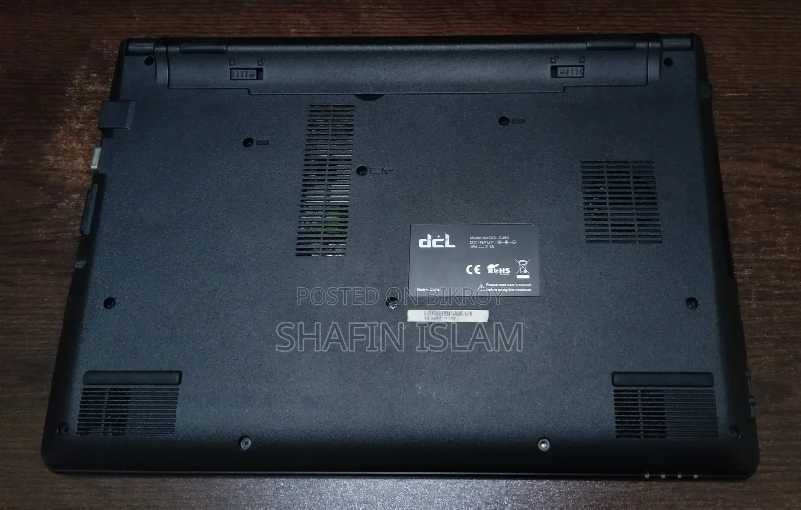 Laptop 4GB Intel Core i3 SSD 128GB