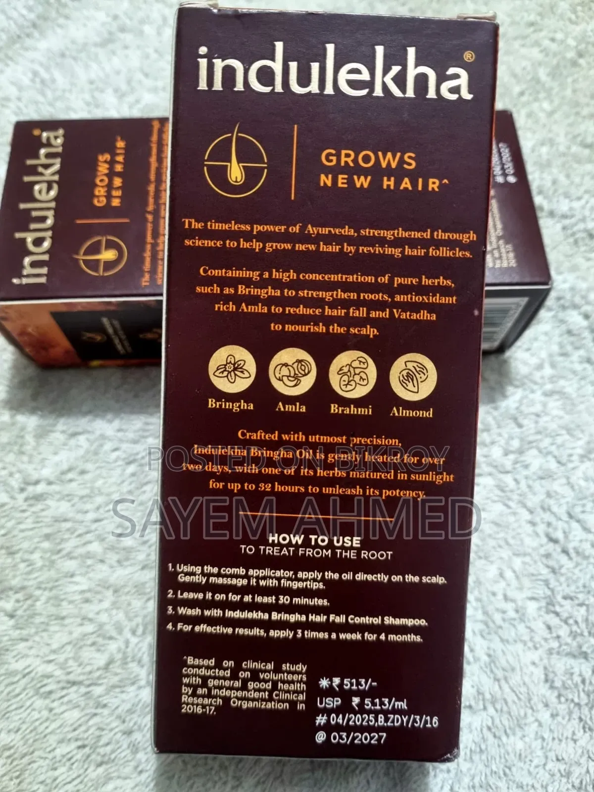 Indulekha Bringha Hair Oil
