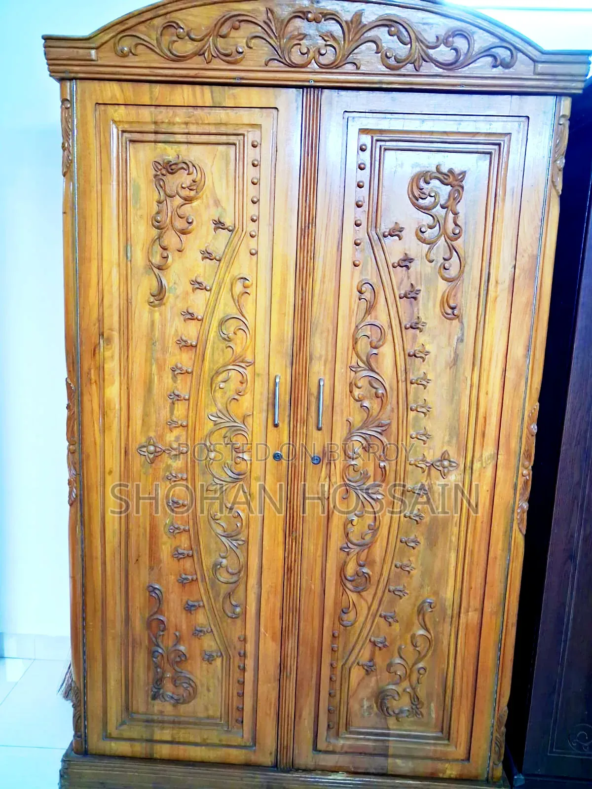 Durable Teak Wood Almirah | Good Condition |