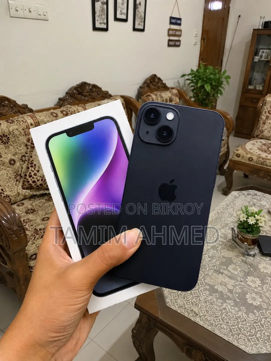 নতুন অ্যাপল আইফোন ১৪ ১২৮ জিবি কালো