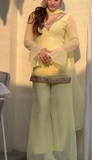 Georgette Sequence Three Piece