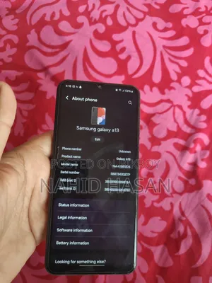 স্যামসাং গ্যালাক্সি এ১৩ ১২৮ জিবি ব্ল্যাক