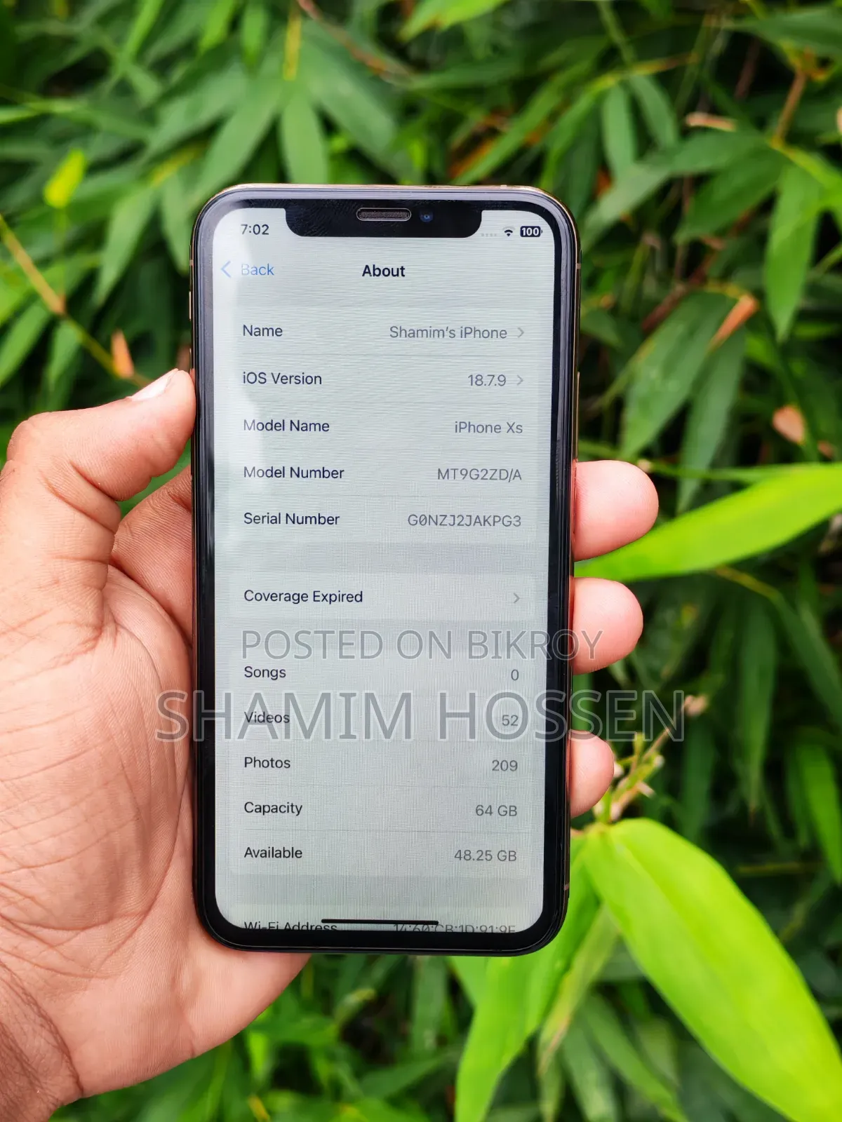 Apple iPhone XS 64 GB Rose Gold