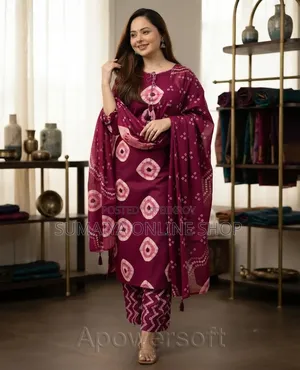 Cunri Print Three Piece
