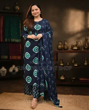 Cunri Print Three Piece