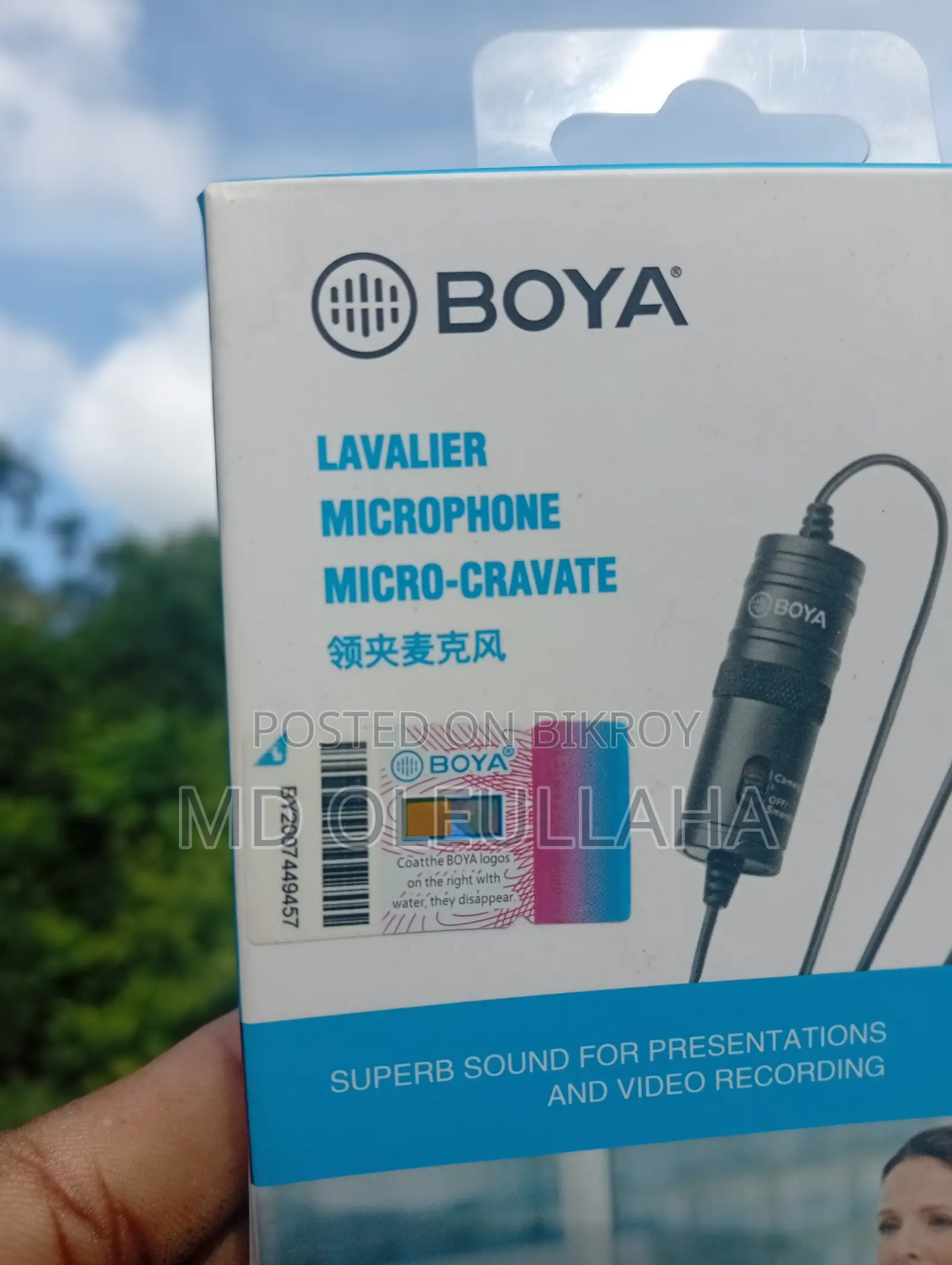Boya M1 Original Microphone বিক্রি করা হবে।